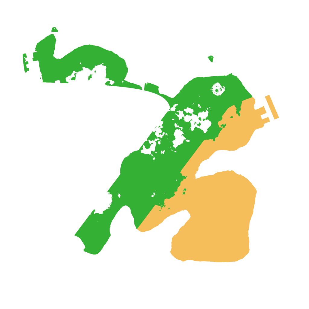 Biome Rust Map: Procedural Map, Size: 2500, Seed: 506838429