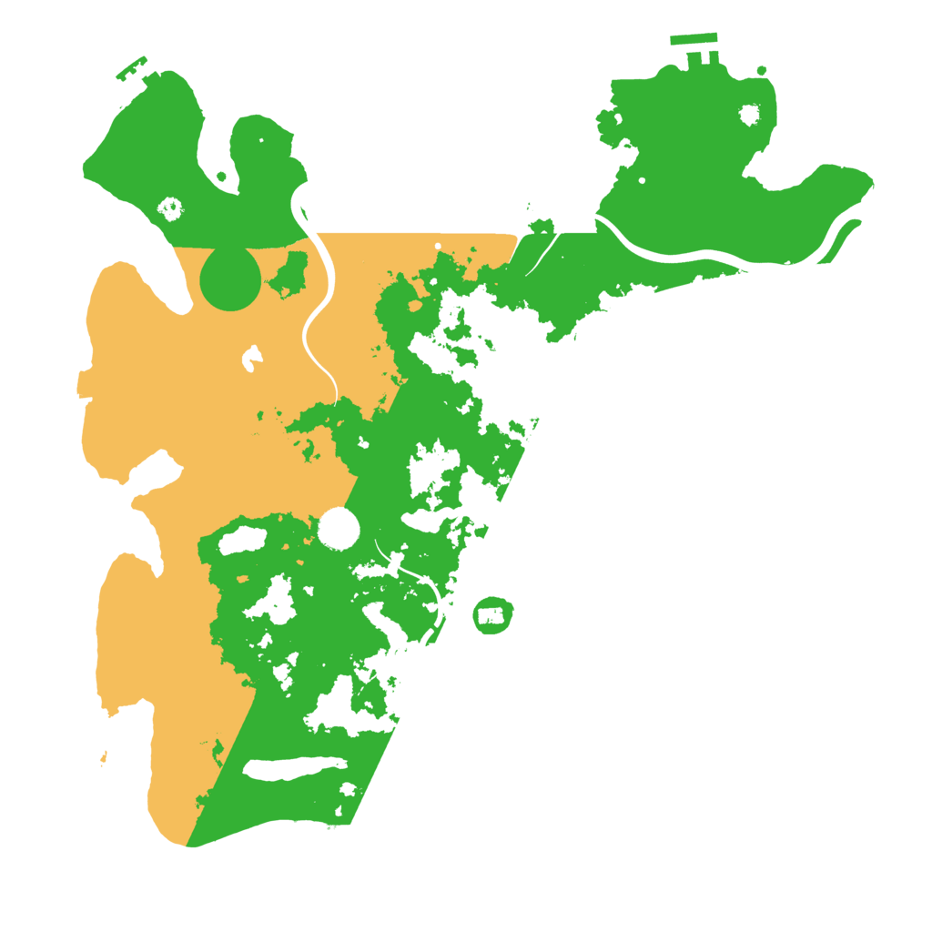 Biome Rust Map: Procedural Map, Size: 4000, Seed: 939898