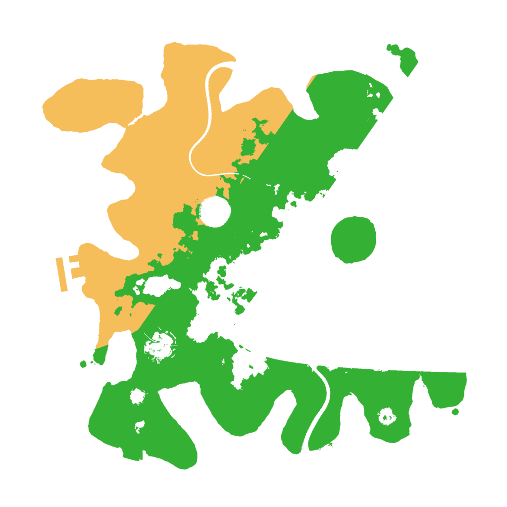 Biome Rust Map: Procedural Map, Size: 3000, Seed: 370729117