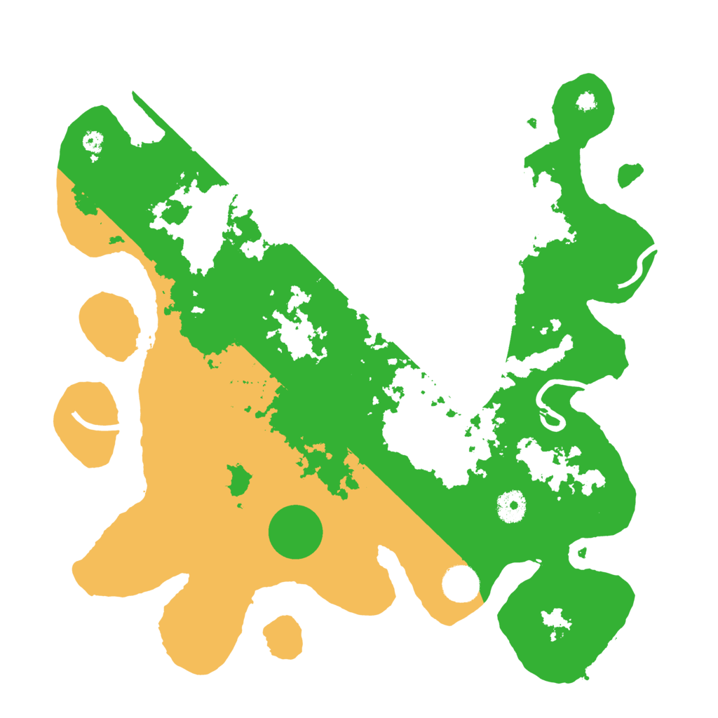 Biome Rust Map: Procedural Map, Size: 3500, Seed: 705567