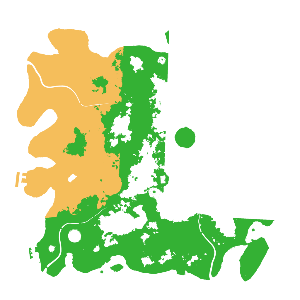 Biome Rust Map: Procedural Map, Size: 4096, Seed: 20220119