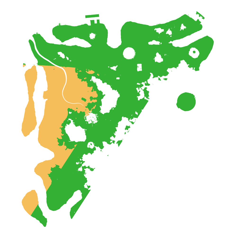 Biome Rust Map: Procedural Map, Size: 3550, Seed: 506151