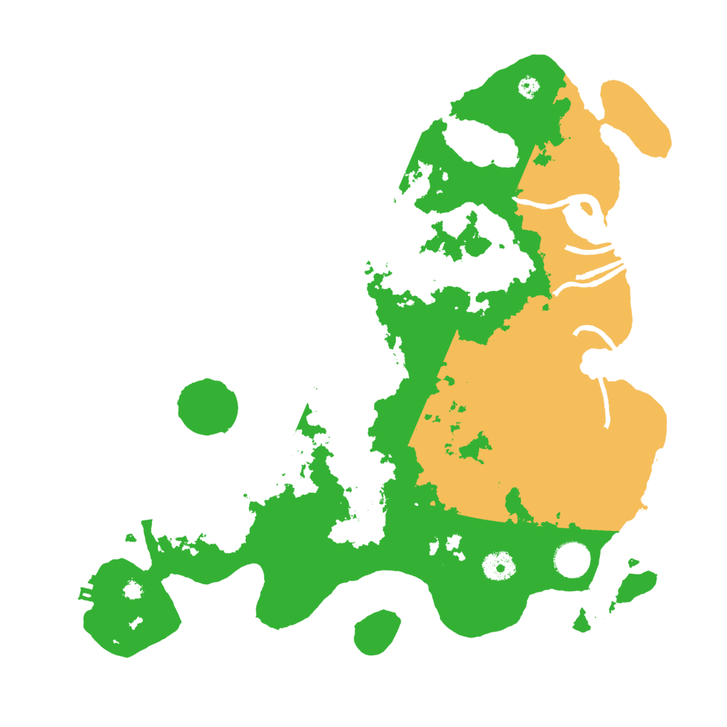 Biome Rust Map: Procedural Map, Size: 3550, Seed: 583257
