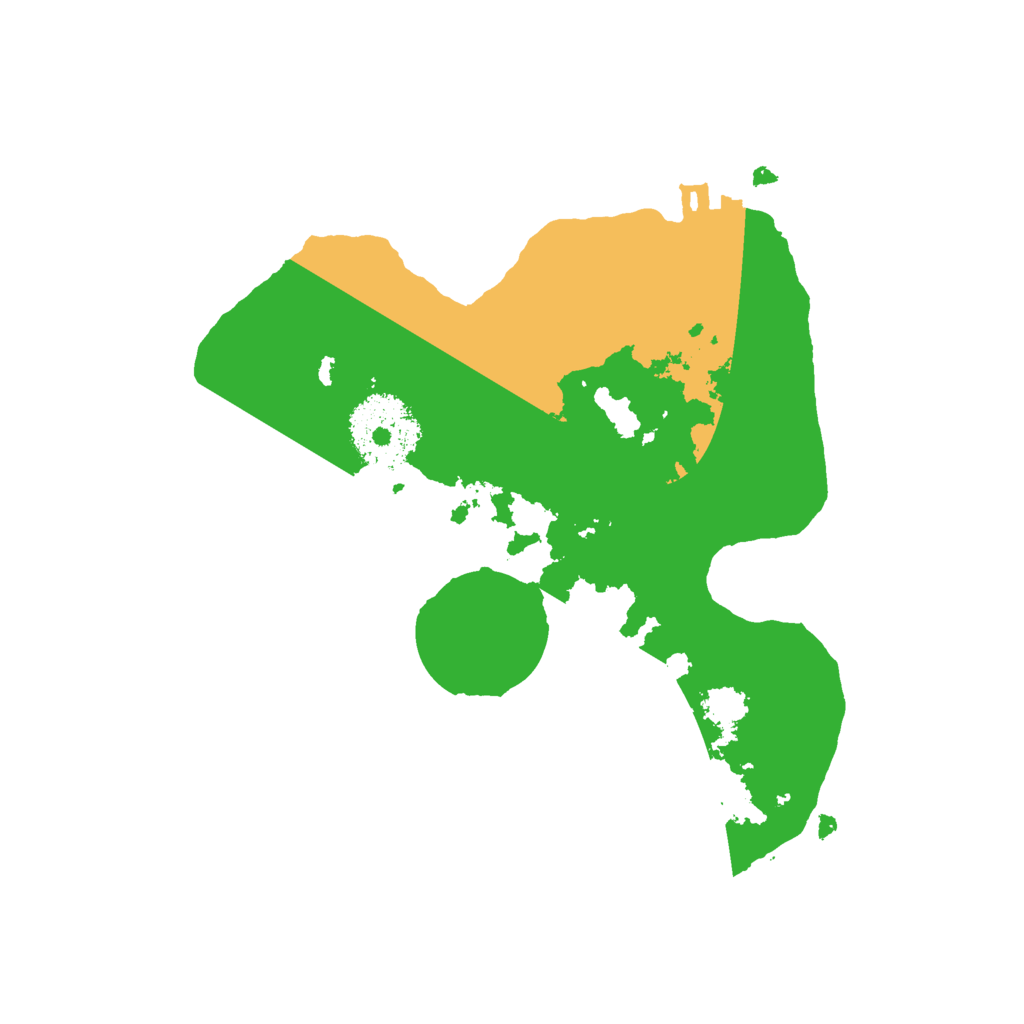 Biome Rust Map: Procedural Map, Size: 2200, Seed: 1834987148
