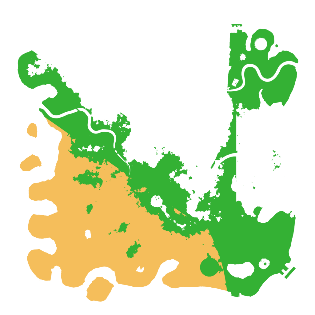 Biome Rust Map: Procedural Map, Size: 4500, Seed: 1422323532