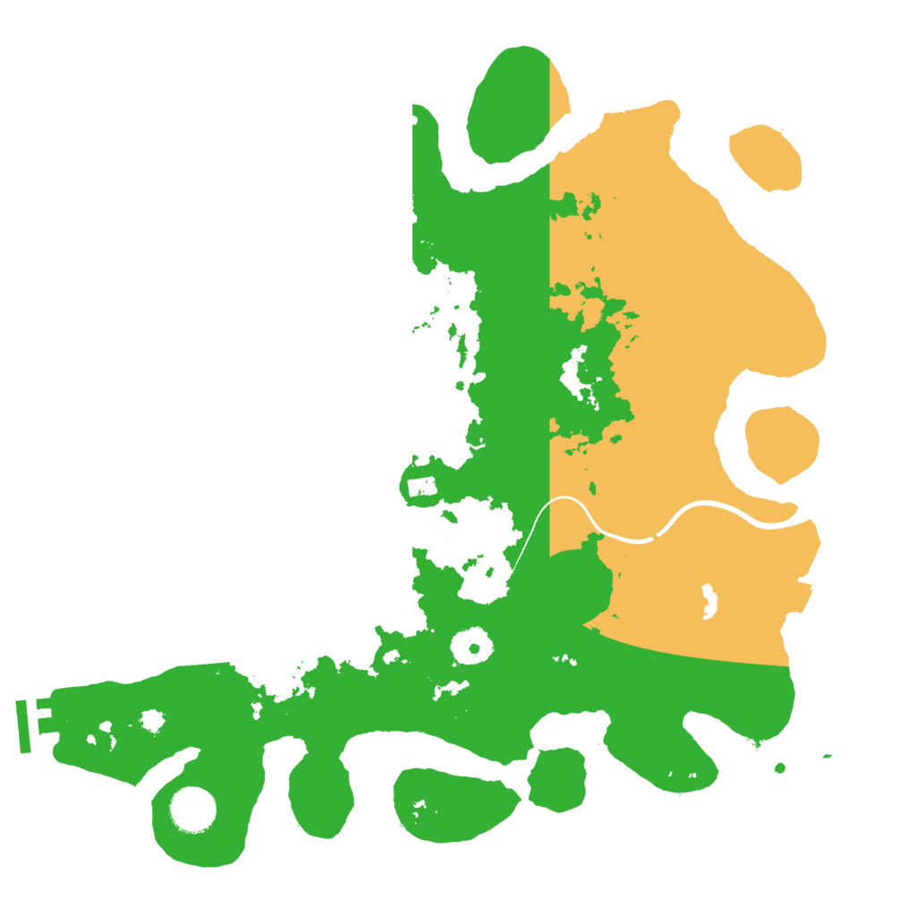 Biome Rust Map: Procedural Map, Size: 3500, Seed: 738482