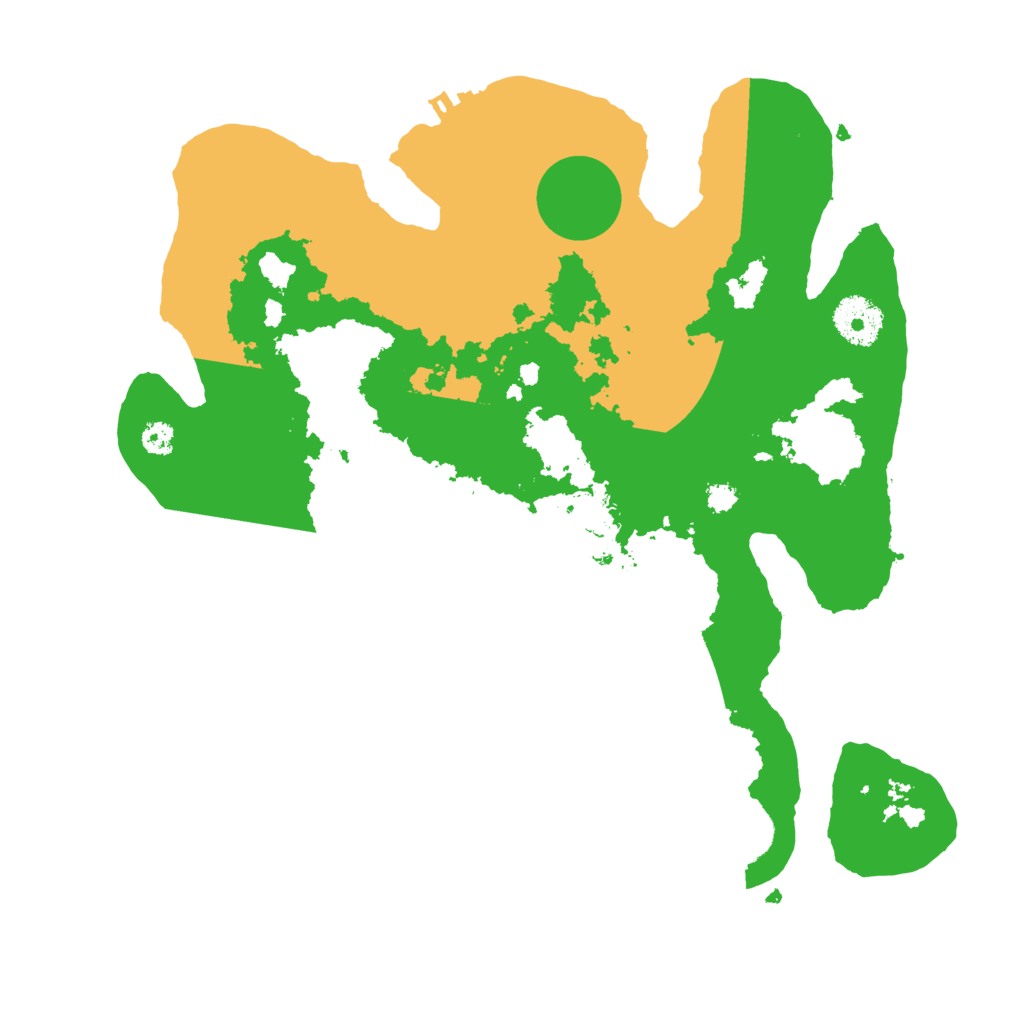 Biome Rust Map: Procedural Map, Size: 3200, Seed: 23505271