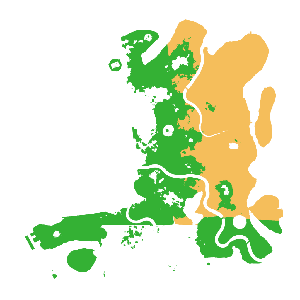 Biome Rust Map: Procedural Map, Size: 4000, Seed: 953072