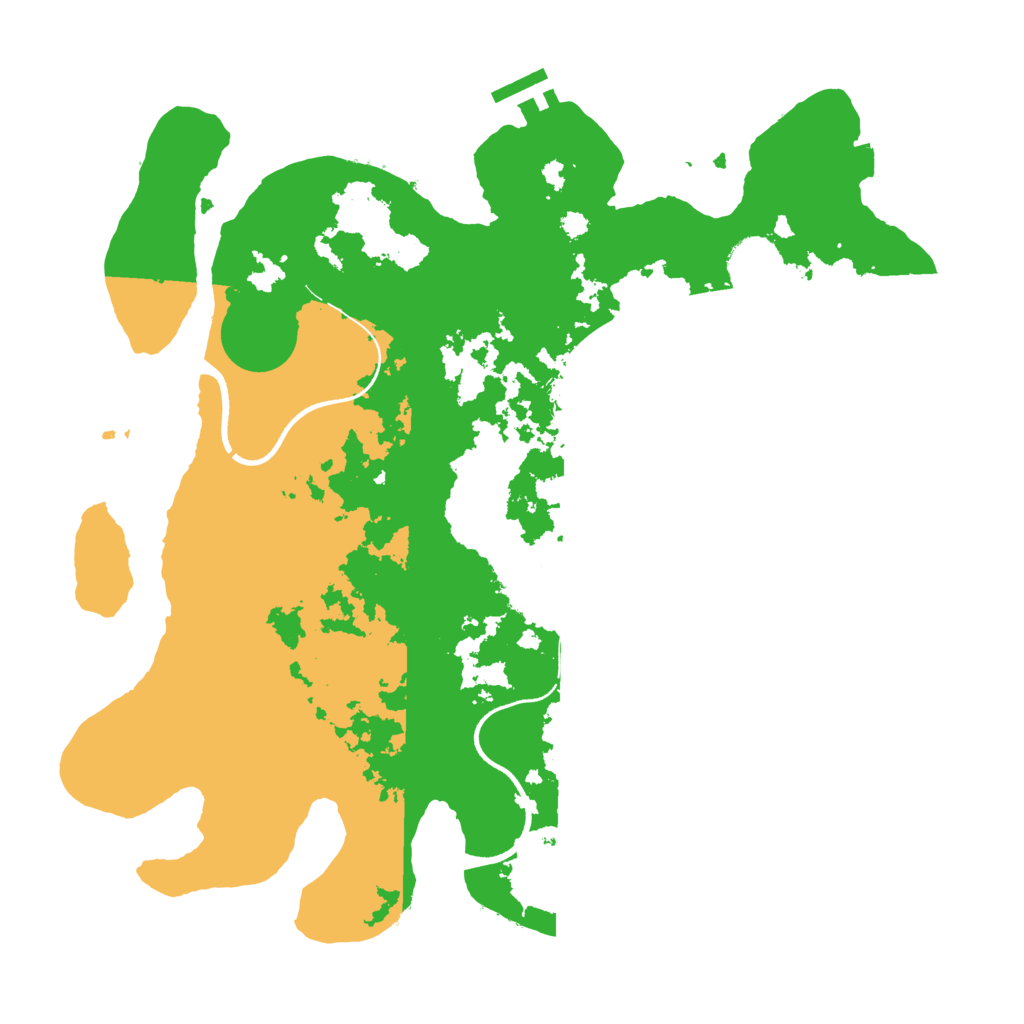 Biome Rust Map: Procedural Map, Size: 3550, Seed: 863180
