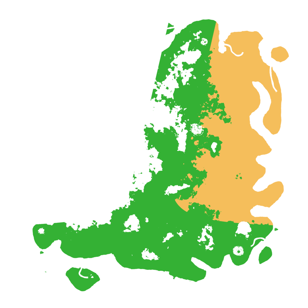 Biome Rust Map: Procedural Map, Size: 4500, Seed: 10303