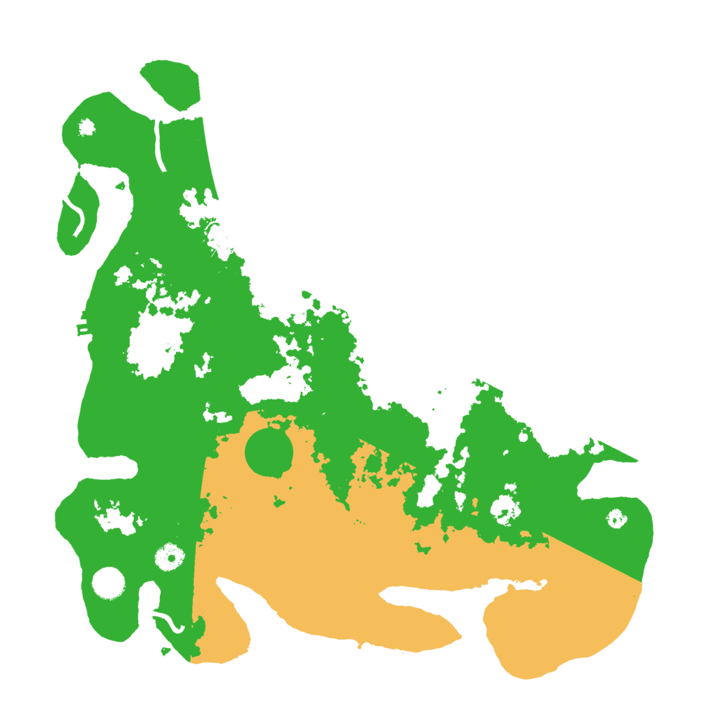Biome Rust Map: Procedural Map, Size: 3900, Seed: 13829