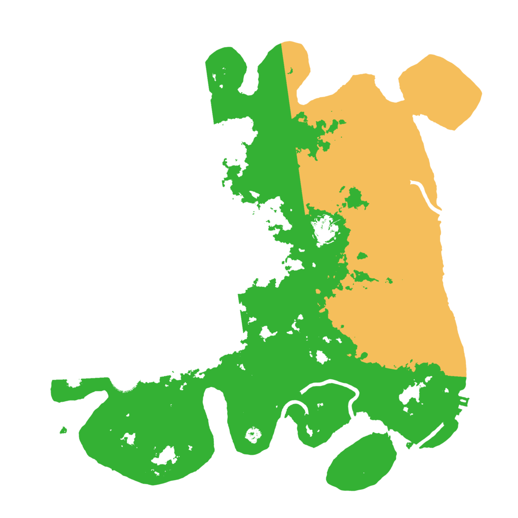 Biome Rust Map: Procedural Map, Size: 3550, Seed: 876230