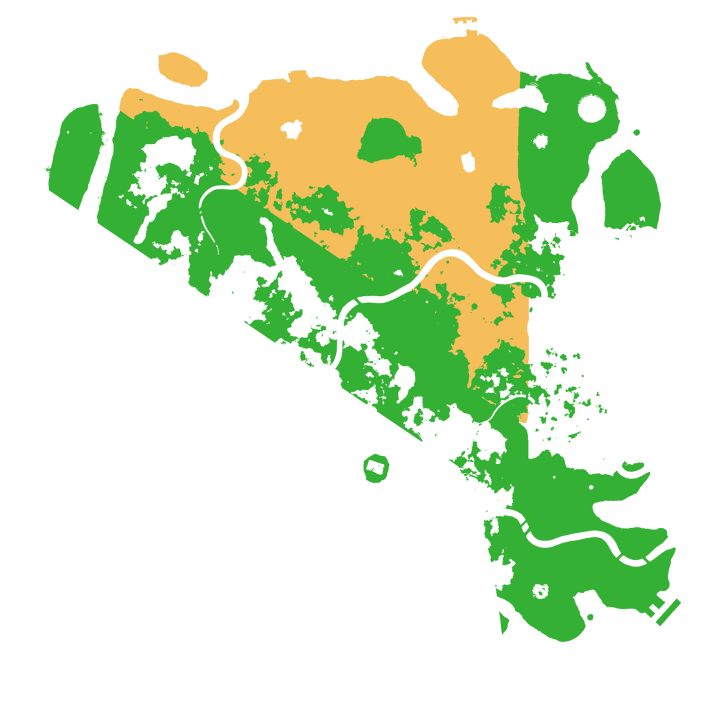 Biome Rust Map: Procedural Map, Size: 4500, Seed: 2472472