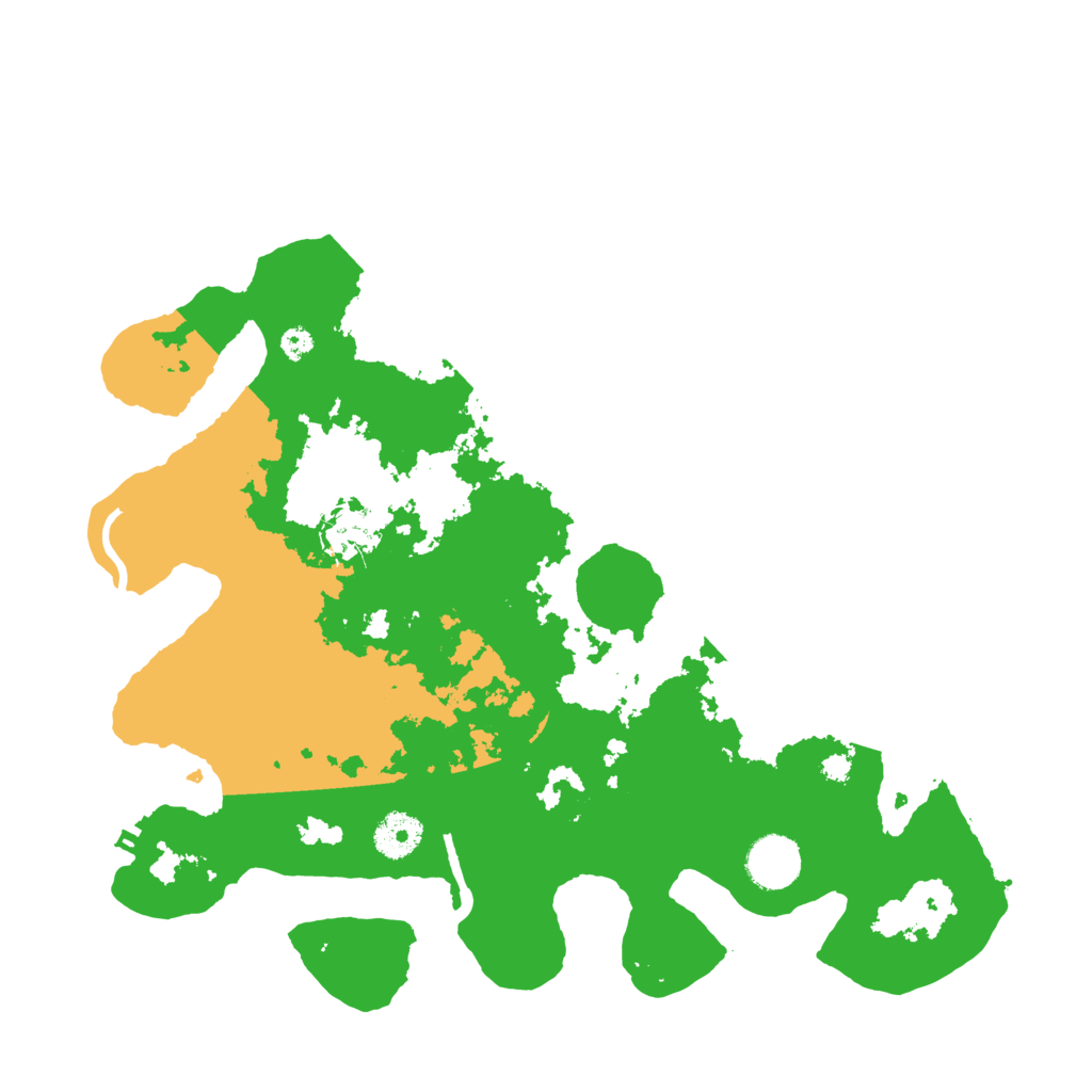 Biome Rust Map: Procedural Map, Size: 3550, Seed: 203951