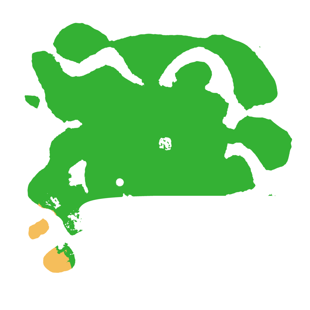 Biome Rust Map: Barren, Size: 3500, Seed: 1047