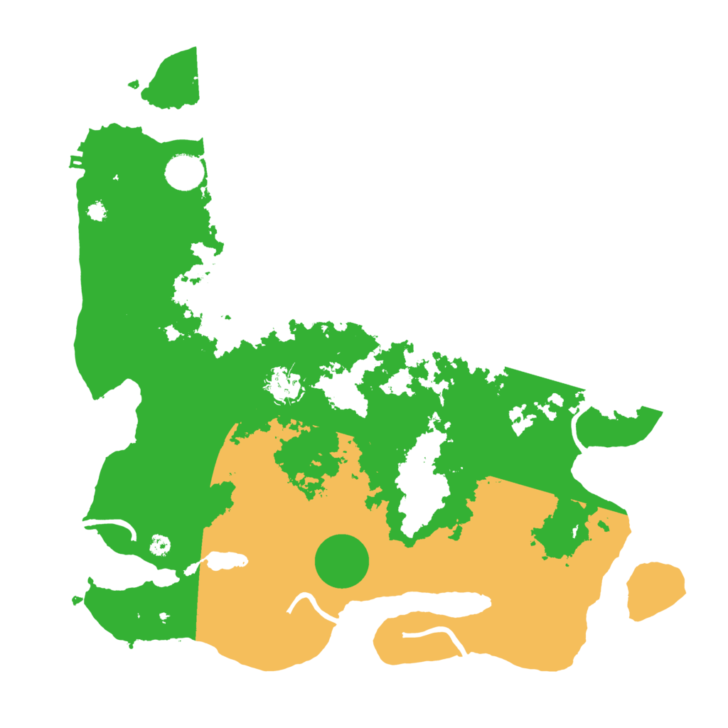 Biome Rust Map: Procedural Map, Size: 3550, Seed: 215936