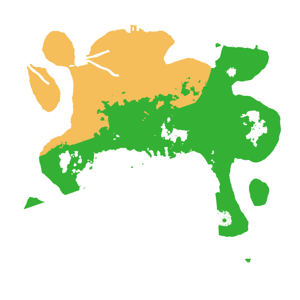 Biome Rust Map: Procedural Map, Size: 3000, Seed: 612873122