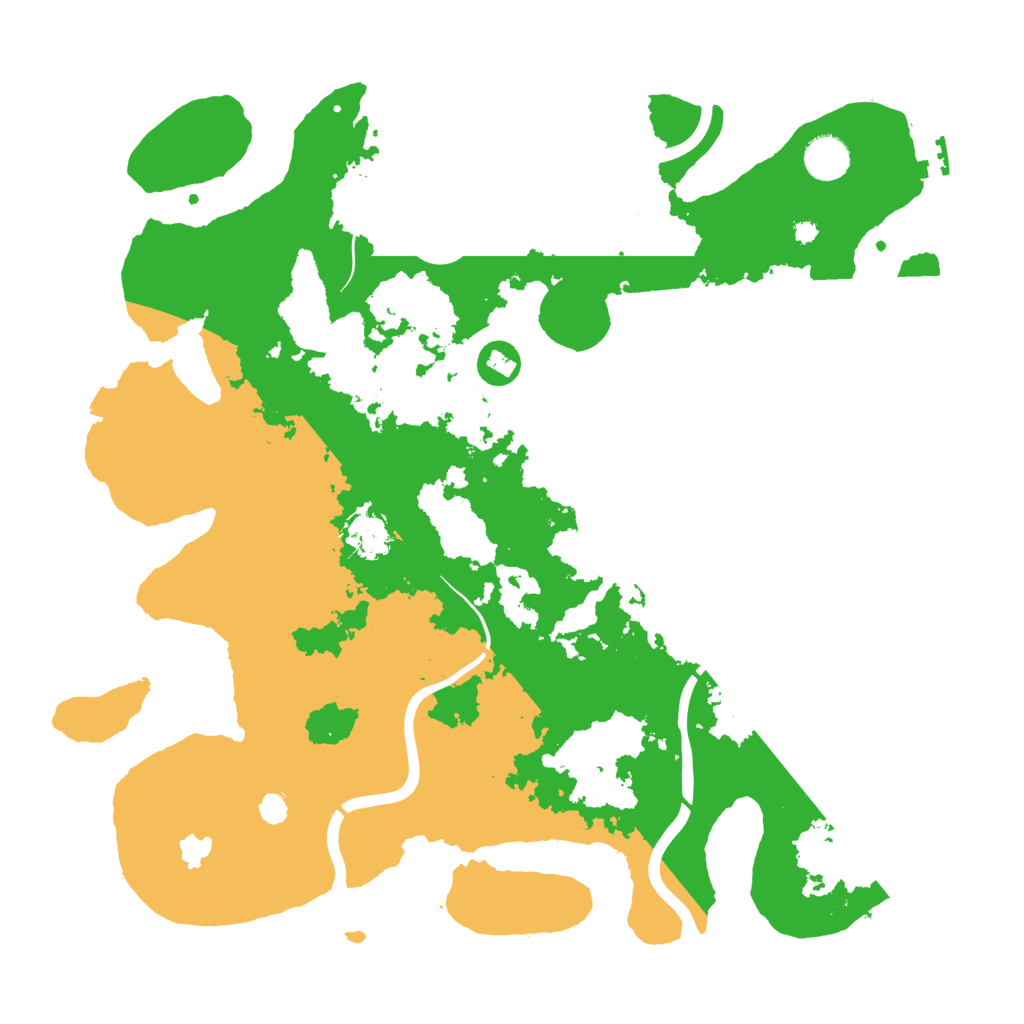 Biome Rust Map: Procedural Map, Size: 4000, Seed: 1337