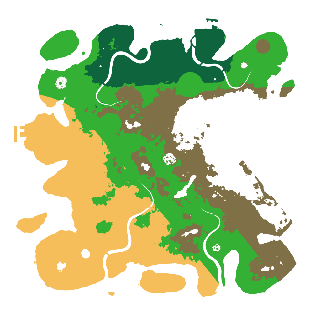 Biome Rust Map: Procedural Map, Size: 4000, Seed: 1337