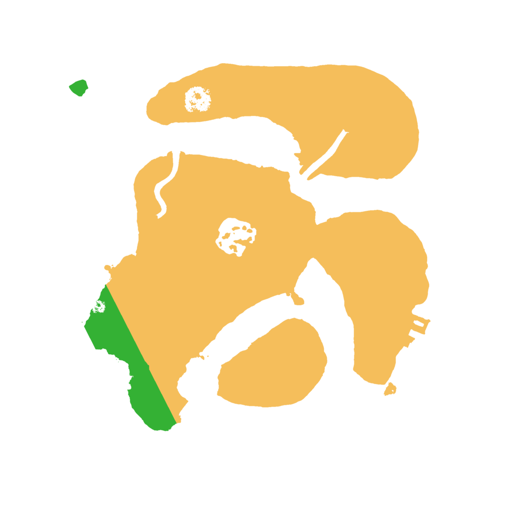 Biome Rust Map: Procedural Map, Size: 2000, Seed: 2623