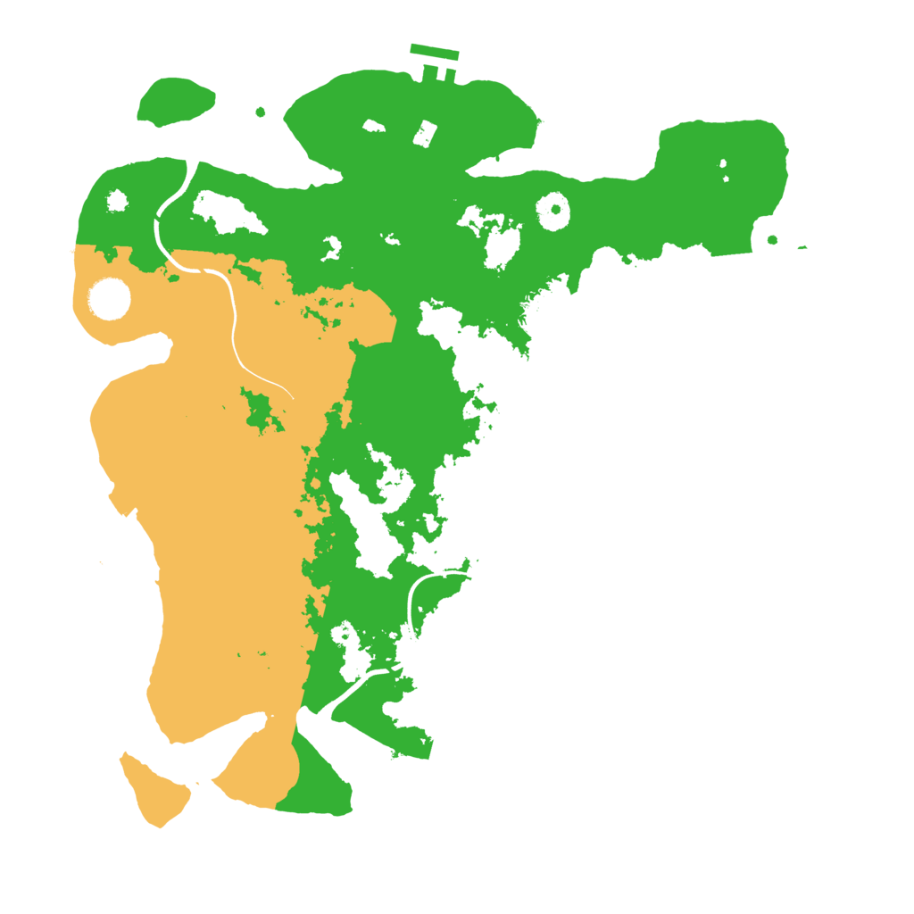 Biome Rust Map: Procedural Map, Size: 3800, Seed: 87