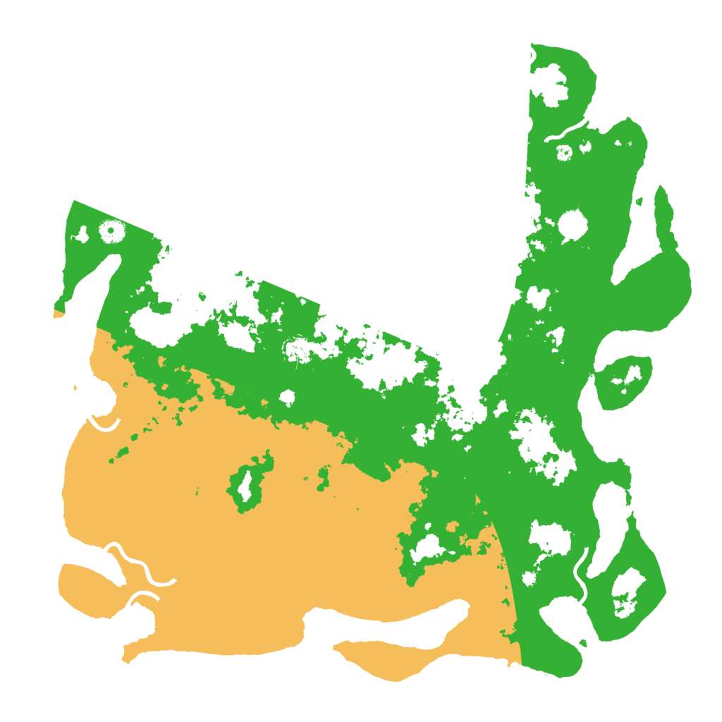 Biome Rust Map: Procedural Map, Size: 4500, Seed: 5352278