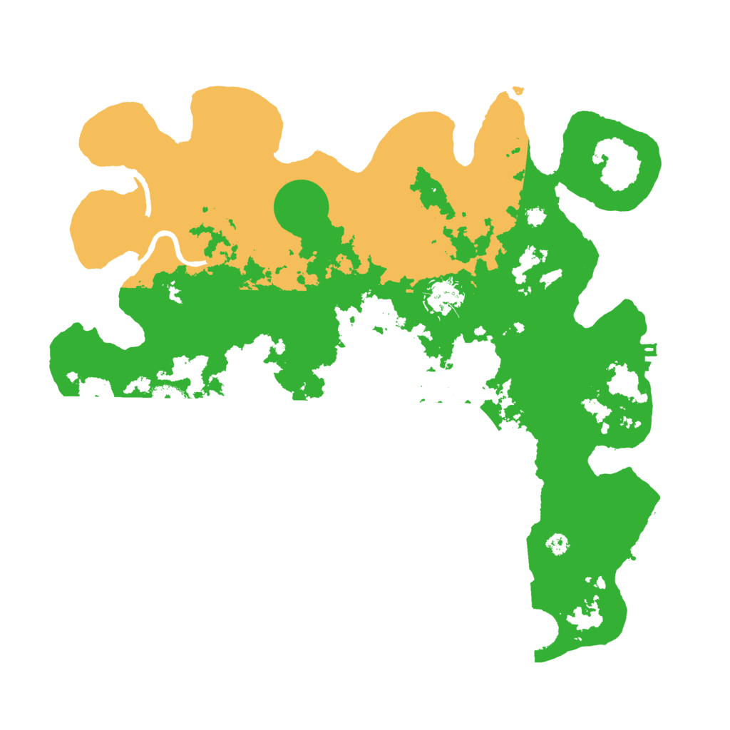 Biome Rust Map: Procedural Map, Size: 3500, Seed: 5640699