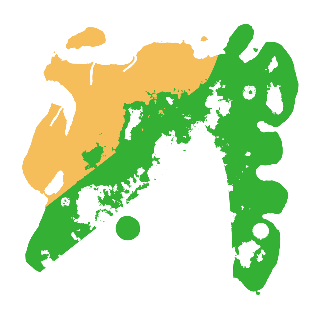 Biome Rust Map: Procedural Map, Size: 3500, Seed: 1227074
