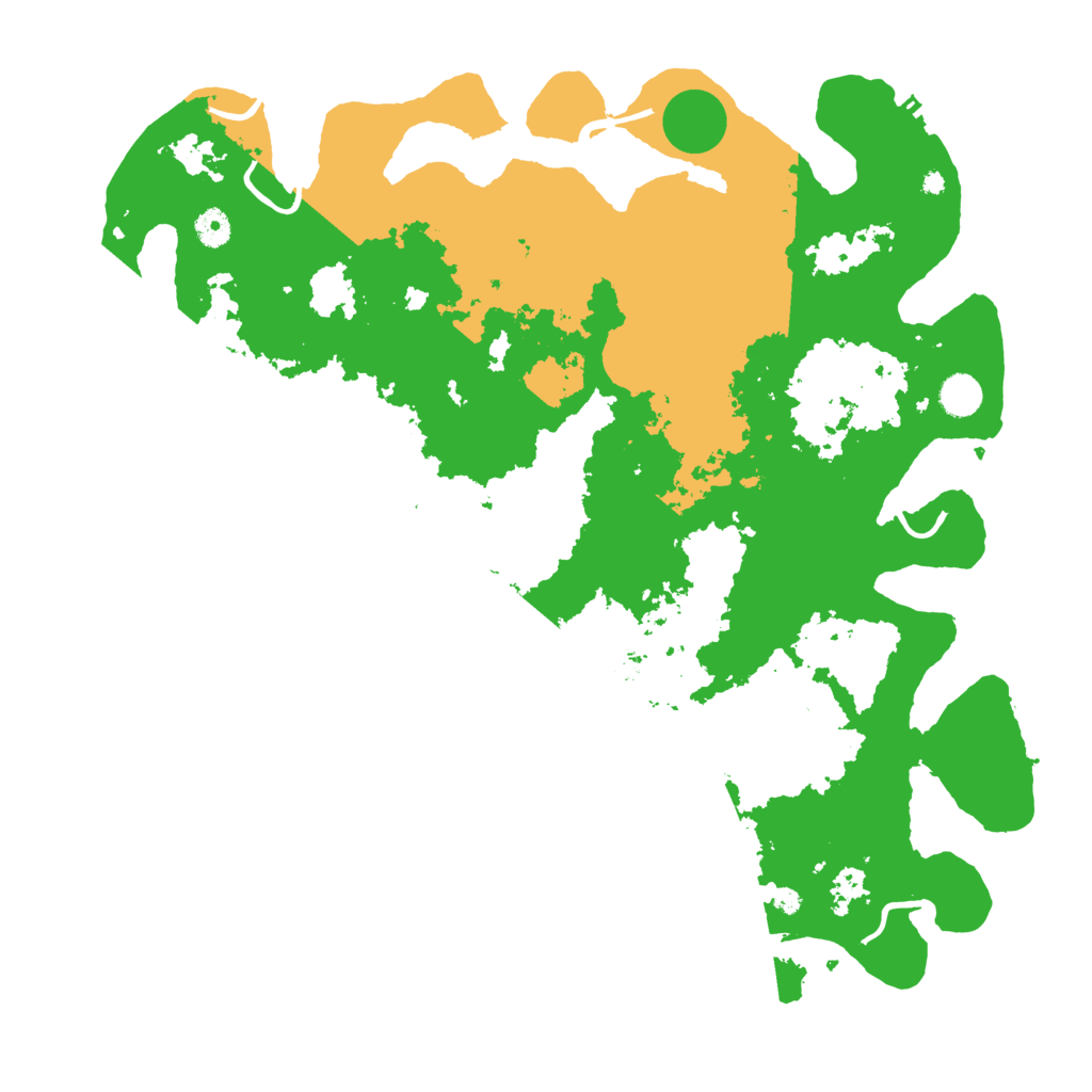 Biome Rust Map: Procedural Map, Size: 4500, Seed: 6215893