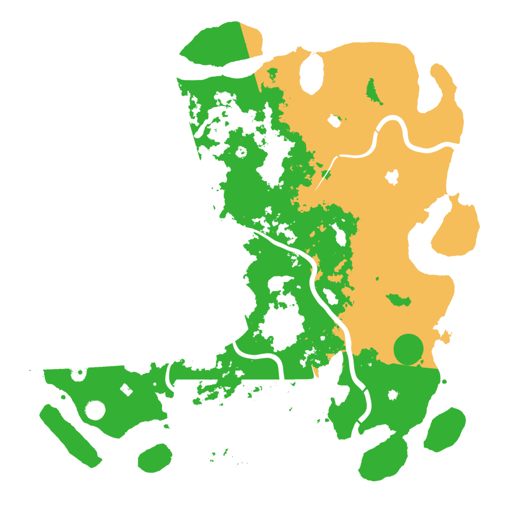 Biome Rust Map: Procedural Map, Size: 4500, Seed: 824844651