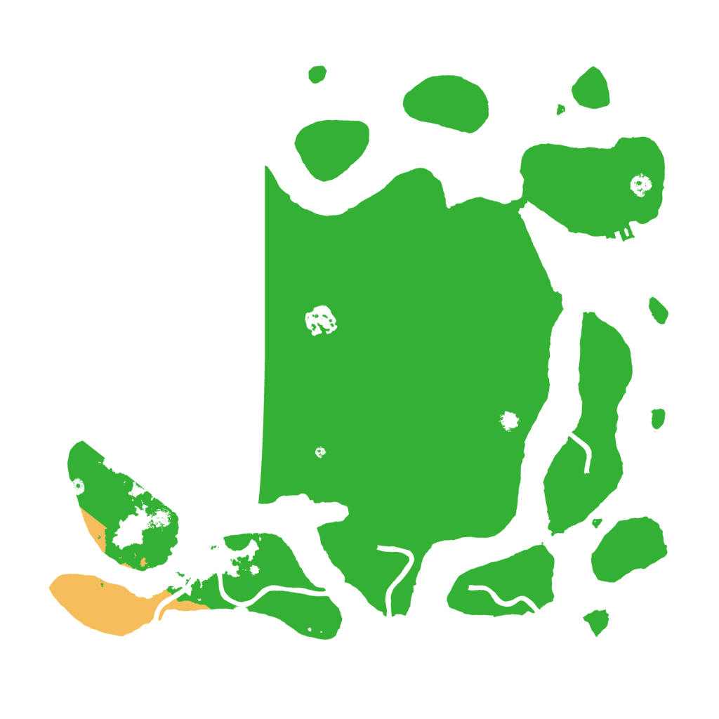 Biome Rust Map: Procedural Map, Size: 3550, Seed: 652318