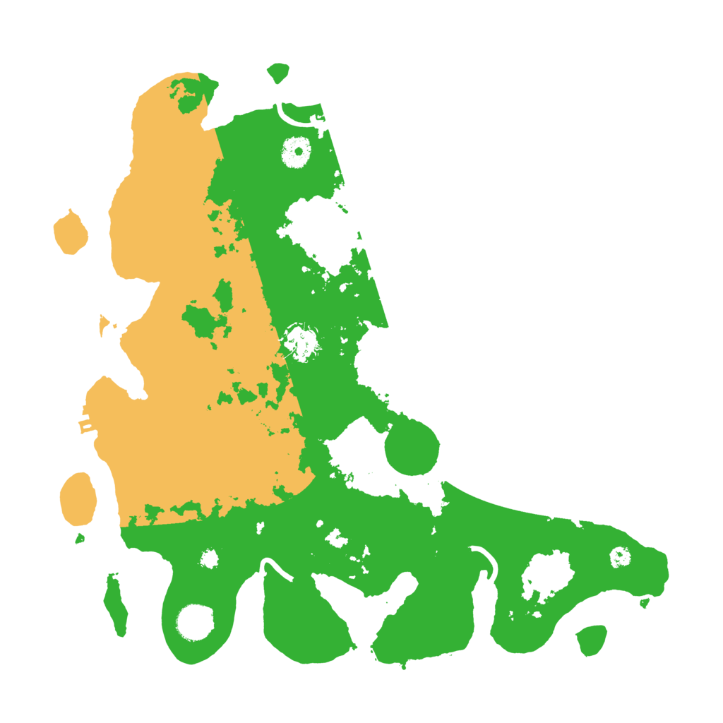 Biome Rust Map: Procedural Map, Size: 3550, Seed: 166526