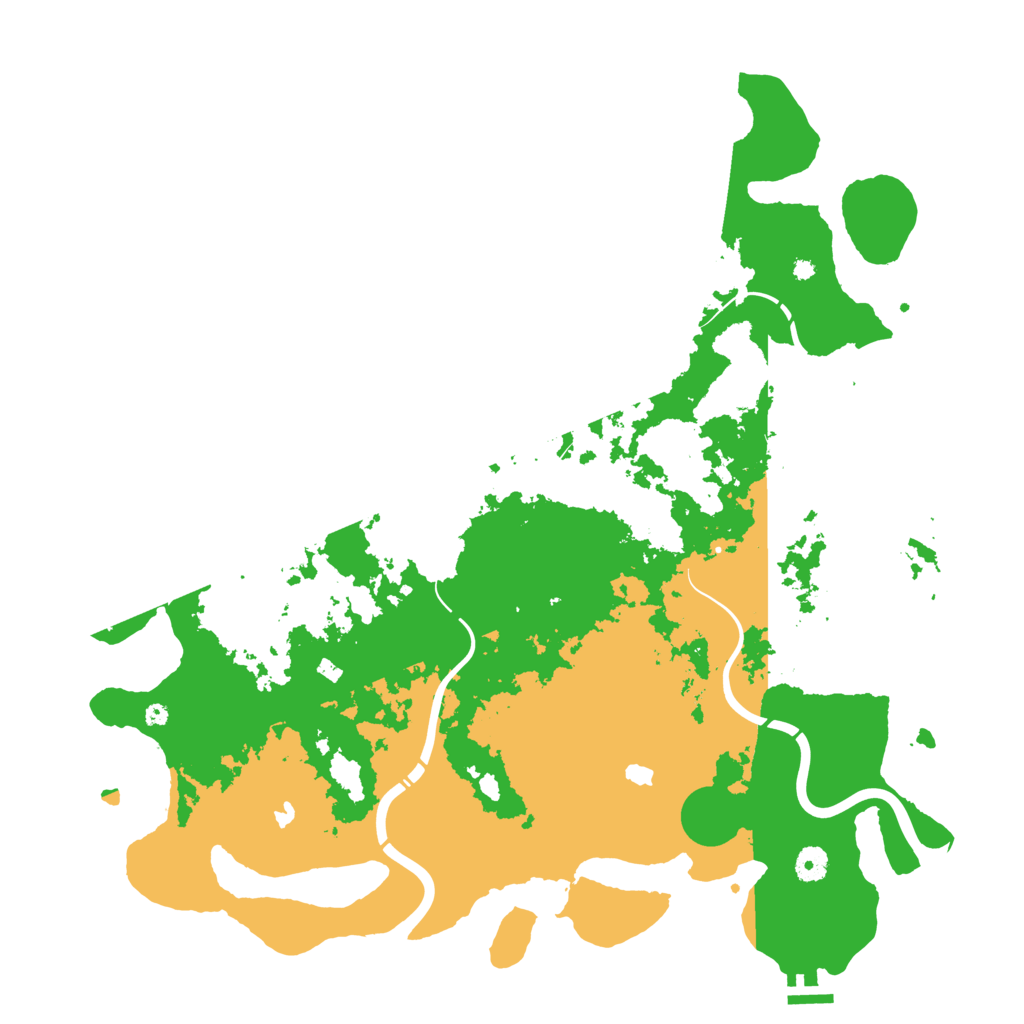 Biome Rust Map: Procedural Map, Size: 4500, Seed: 1761657
