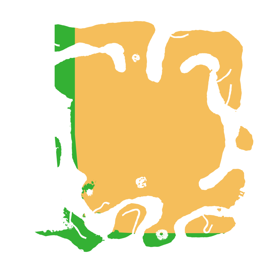 Biome Rust Map: Procedural Map, Size: 3550, Seed: 52360