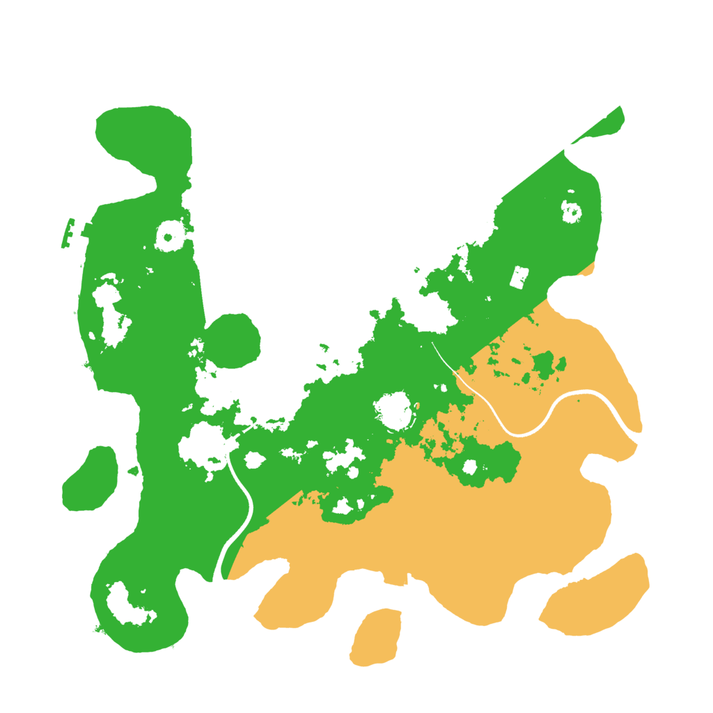 Biome Rust Map: Procedural Map, Size: 3500, Seed: 167634556