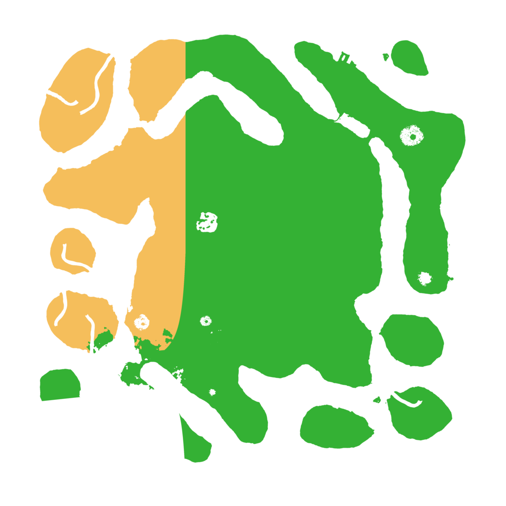 Biome Rust Map: Procedural Map, Size: 3550, Seed: 432584