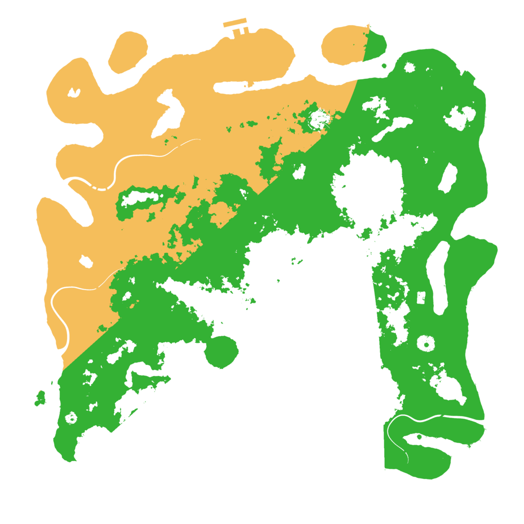 Biome Rust Map: Procedural Map, Size: 4500, Seed: 2273572