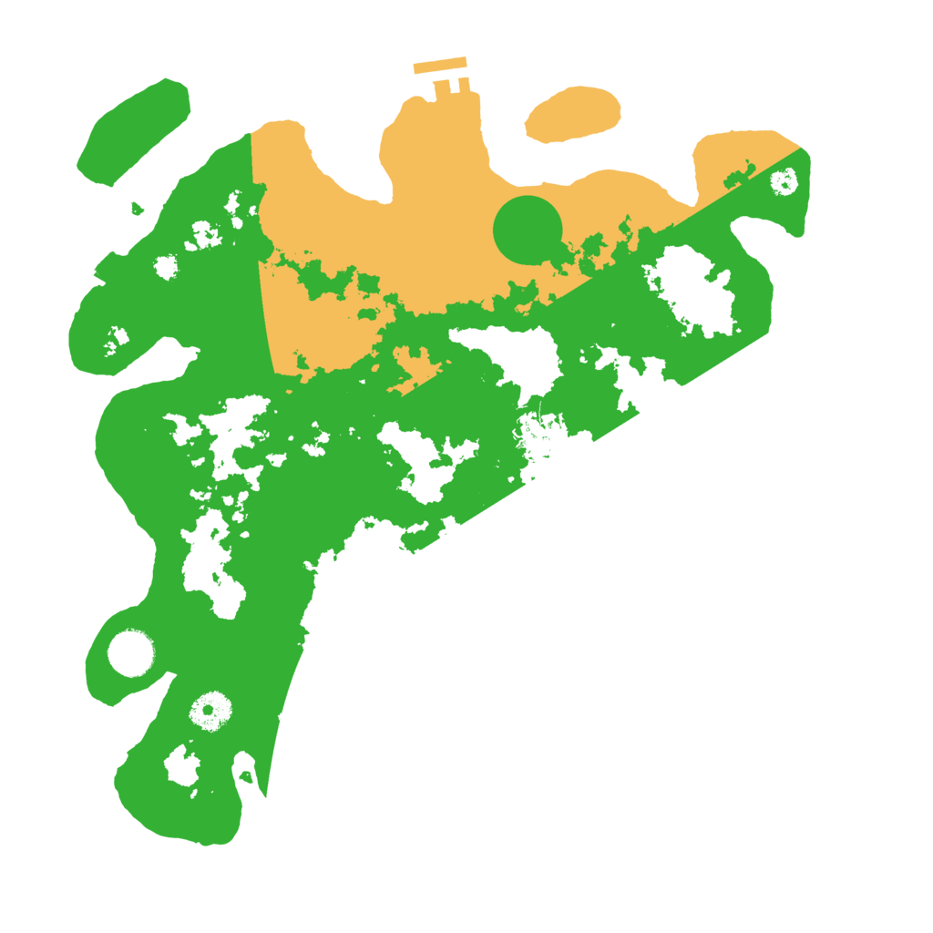 Biome Rust Map: Procedural Map, Size: 3550, Seed: 533889