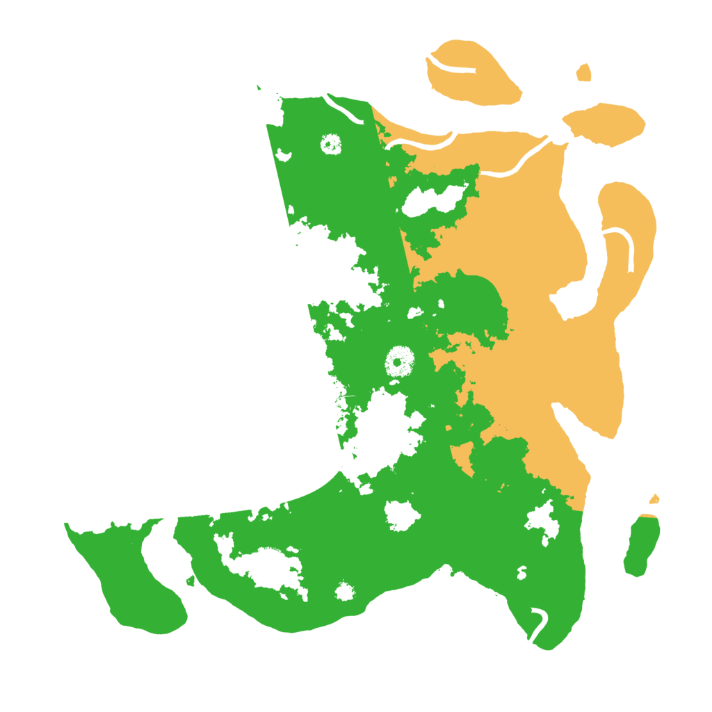 Biome Rust Map: Procedural Map, Size: 3500, Seed: 2839568