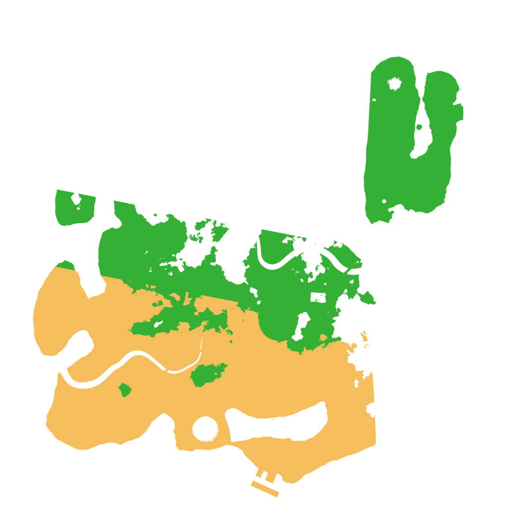 Biome Rust Map: Procedural Map, Size: 3550, Seed: 531919