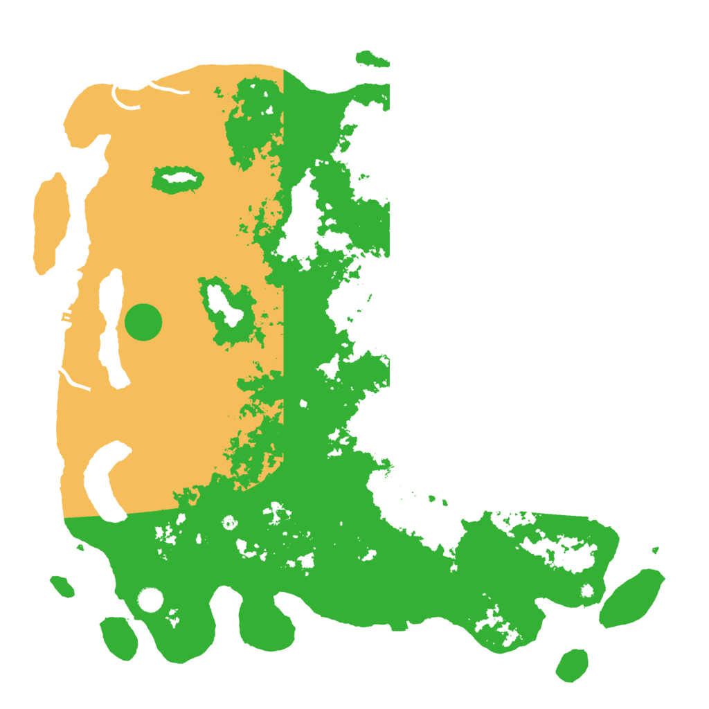 Biome Rust Map: Procedural Map, Size: 5000, Seed: 128017
