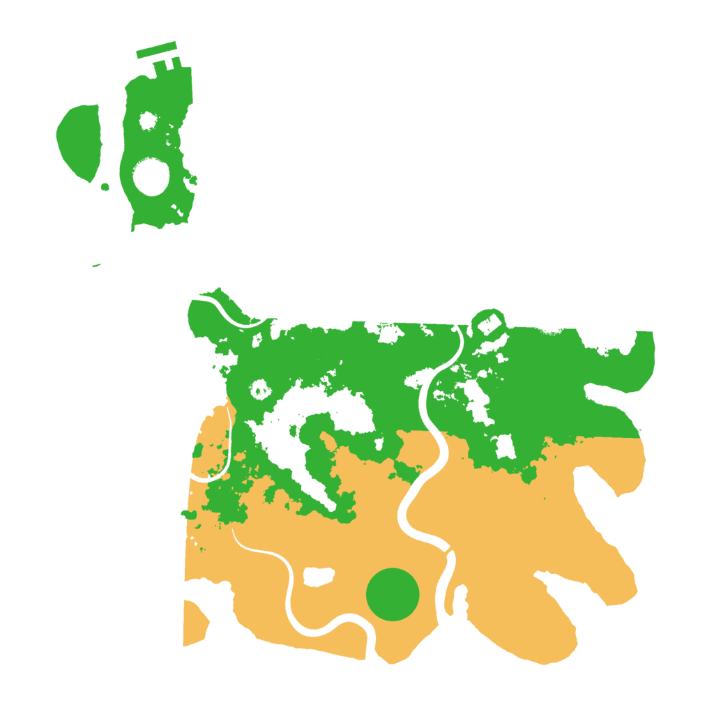 Biome Rust Map: Procedural Map, Size: 3550, Seed: 643725