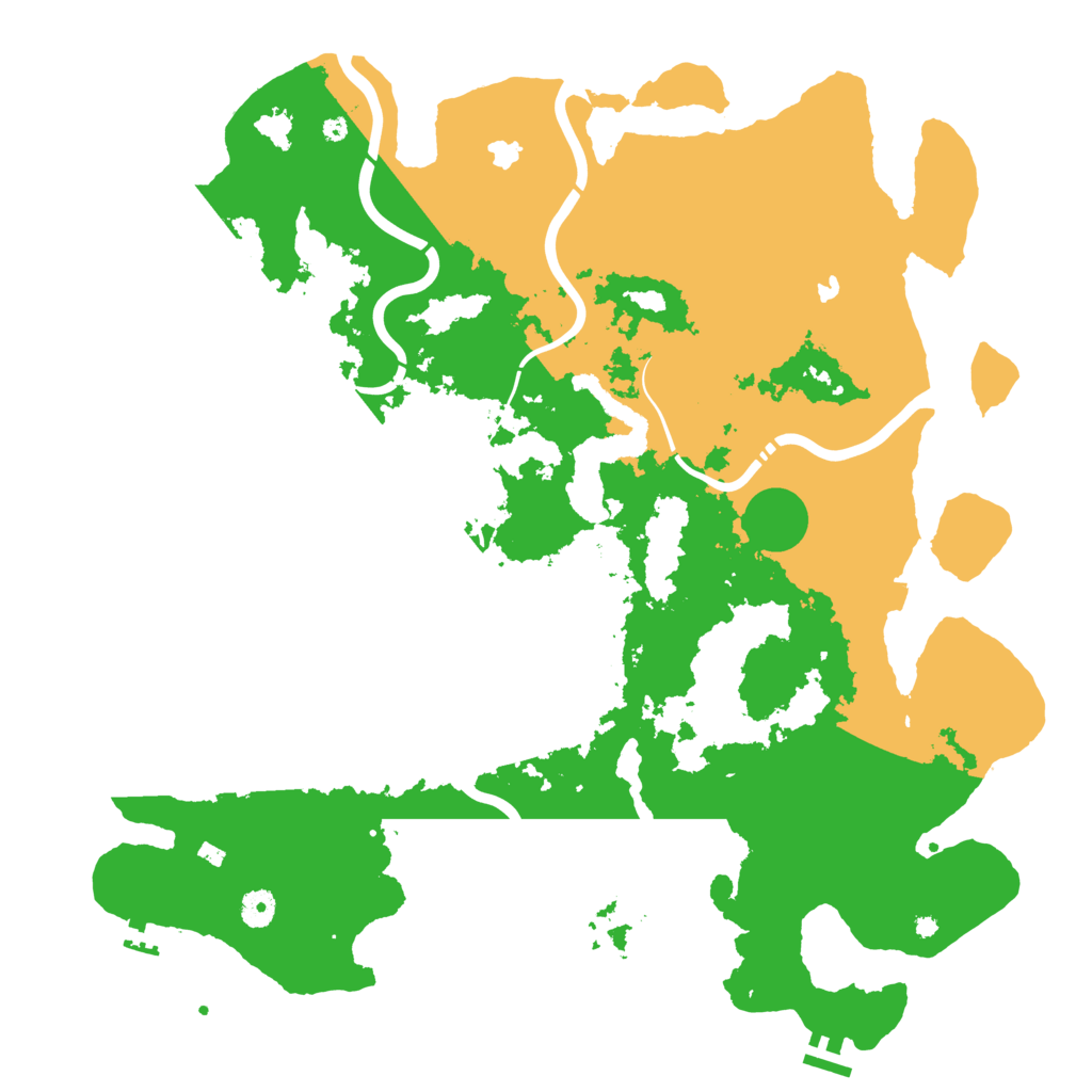 Biome Rust Map: Procedural Map, Size: 4500, Seed: 3254527