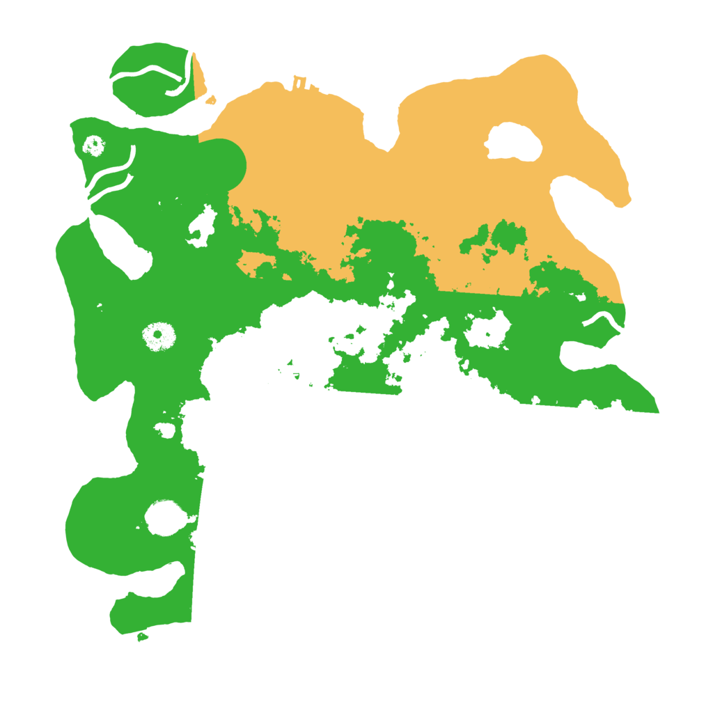 Biome Rust Map: Procedural Map, Size: 3500, Seed: 938335