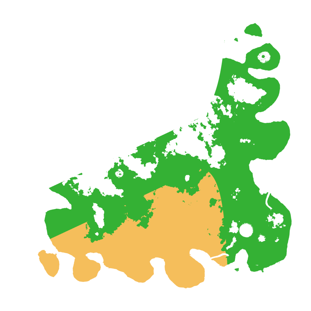 Biome Rust Map: Procedural Map, Size: 4000, Seed: 166239