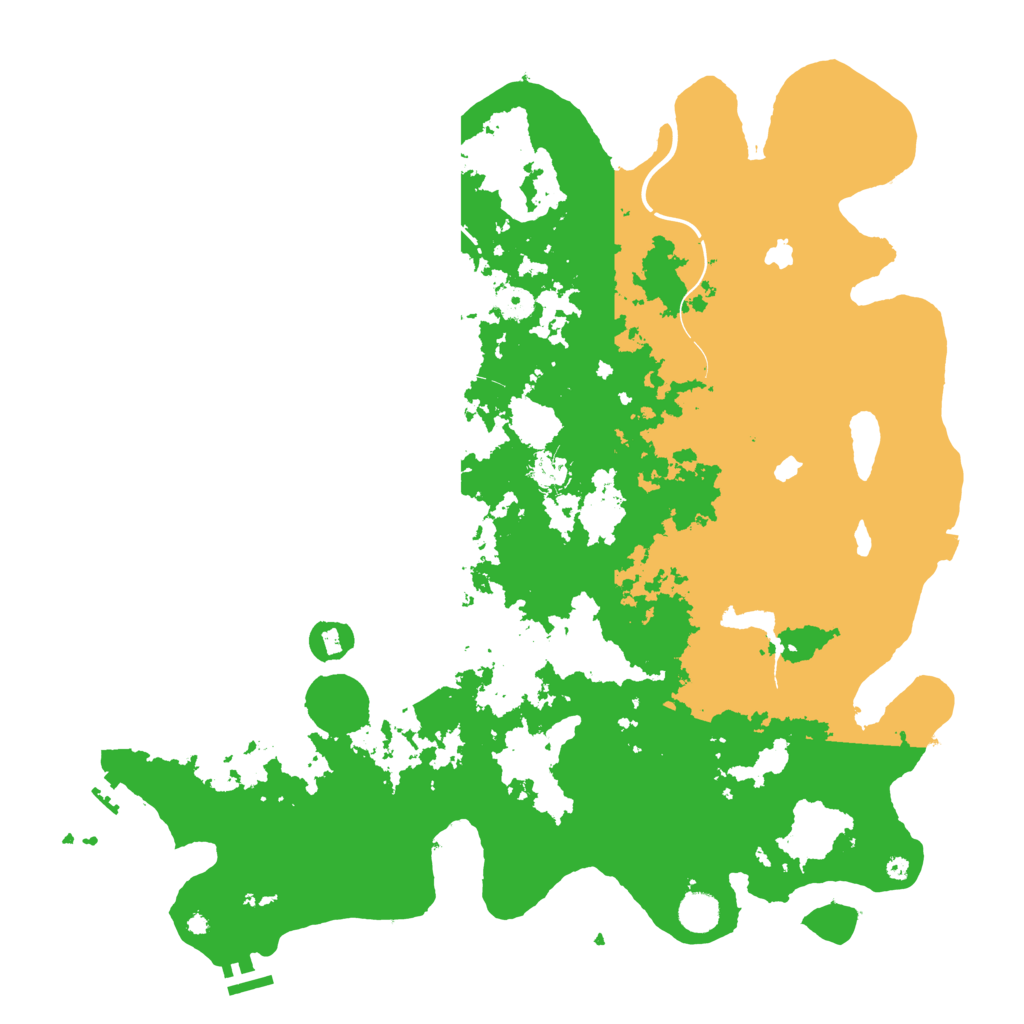 Biome Rust Map: Procedural Map, Size: 4500, Seed: 4972843
