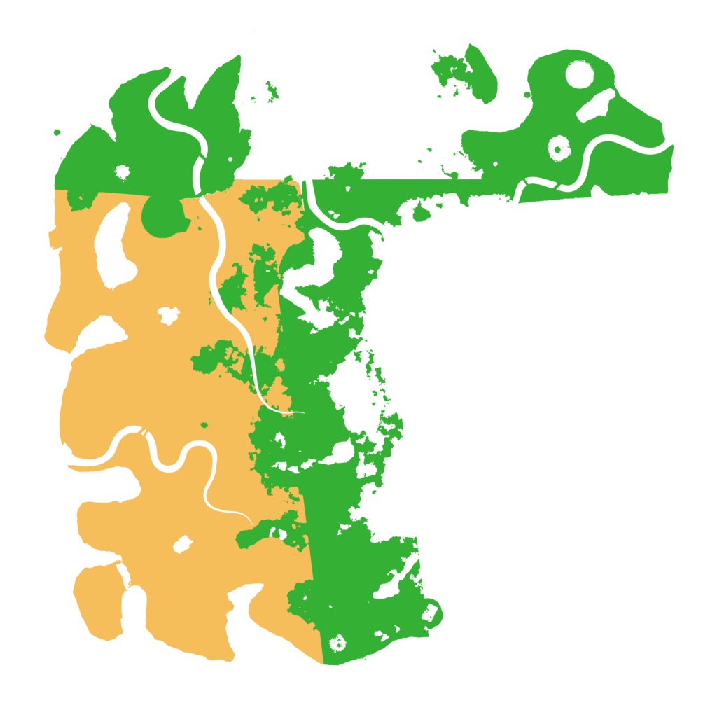 Biome Rust Map: Procedural Map, Size: 4500, Seed: 49273