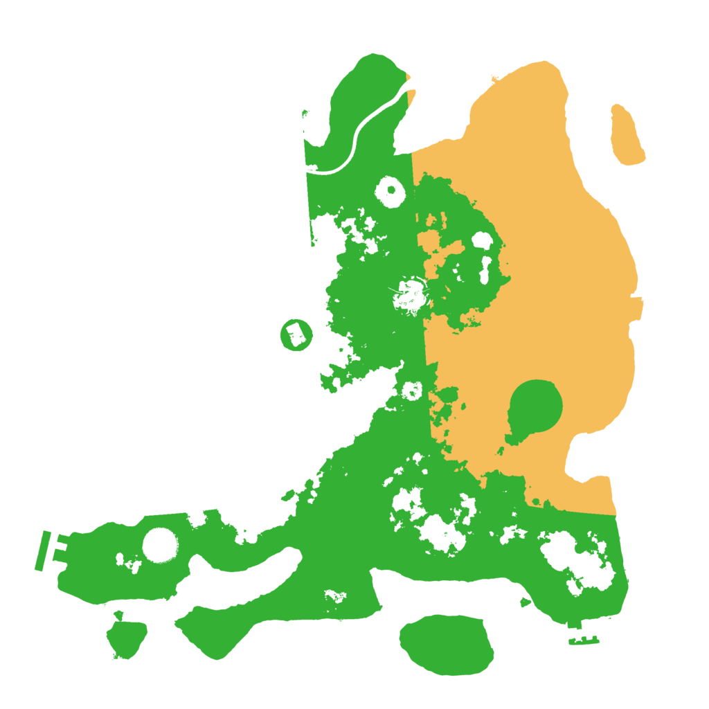 Biome Rust Map: Procedural Map, Size: 3550, Seed: 338250