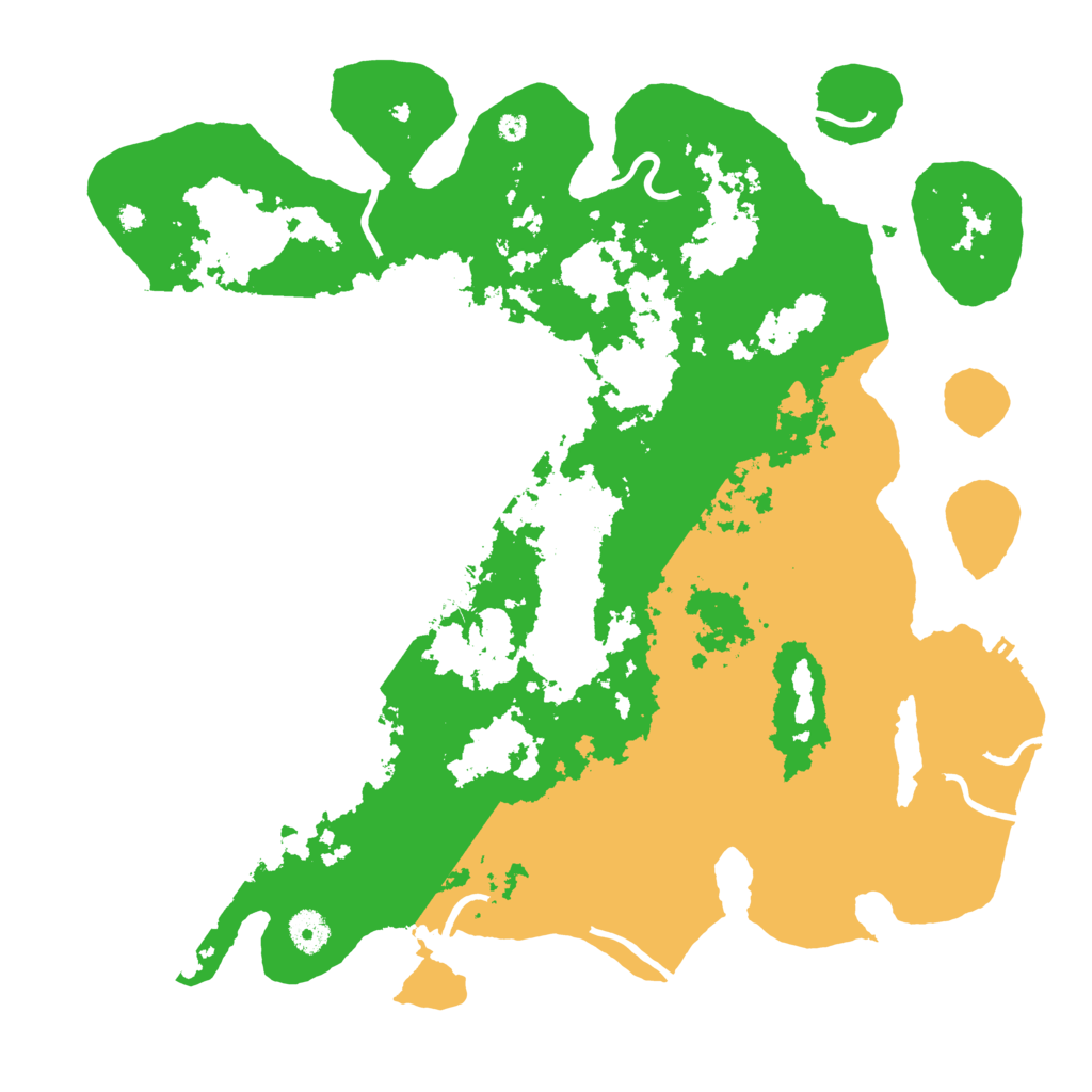 Biome Rust Map: Procedural Map, Size: 4000, Seed: 299481