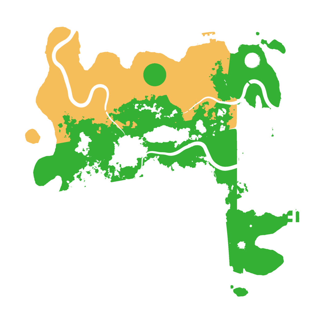 Biome Rust Map: Procedural Map, Size: 3650, Seed: 2061307860